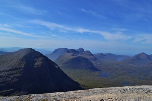 Ben Alligin from Beinn Eighe Ridge Torridon 2015 350 